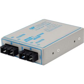 FlexPoint 1000Mbps Gigabit Ethernet Fiber to Fiber Media Converter SC Multimode 550m to Single-Mode 34km