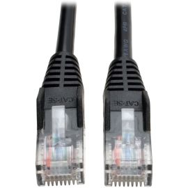 Tripp Lite 50ft Cat5e / Cat5 Snagless Molded Patch Cable RJ45 M/M Black 50'