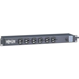 Tripp Lite Power Strip 12-Outlet Rackmount Metal 120V 5-15R 15ft Cord 1URM