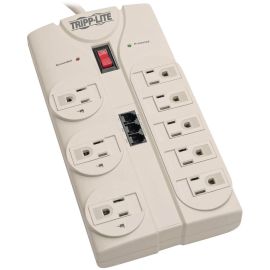 Tripp Lite Surge Protector Power Strip 120V 5-15R 8 Outlet RJ11 8' Cord 2160 Joule