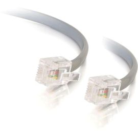 C2G 75ft RJ11 Modular Telephone Cable