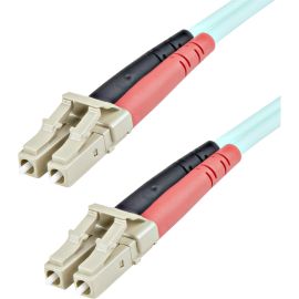 StarTech.com 1m Fiber Optic Cable - 10 Gb Aqua - Multimode Duplex 50/125 - LSZH - LC/LC - OM3 - LC to LC Fiber Patch Cable