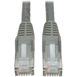 Tripp Lite 2ft Cat6 Gigabit Snagless Molded Patch Cable RJ45 M/M Gray 2'