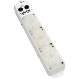 Tripp Lite Safe-IT Power Strip Hospital Medical Antimicrobial 120V 6 Outlet UL1363A 15' Cord Metal