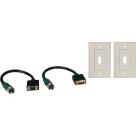 Tripp Lite Easy Pull Type-A Connectors (F/F set of VGA with Faceplates)