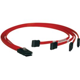 Tripp Lite Internal SAS Cable 4-Lane mini-SAS (SFF-8087) to 4xSatA 7pin 3 ft. (0.91 m)