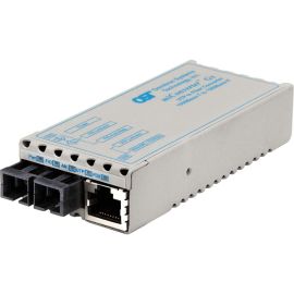 miConverter 1000Mbps Gigabit Ethernet Fiber Media Converter RJ45 SC Single-Mode 80km