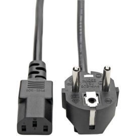 Tripp Lite 6ft 2-Prong Computer Power Cord European Cable C13 to SCHUKO CEE 7/7 Plug 10A 6'