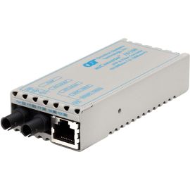 miConverter 10/100 Ethernet Fiber Media Converter RJ45 ST Multimode 5km