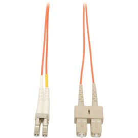 Tripp Lite 7M Duplex Multimode 62.5/125 Fiber Optic Patch Cable LC/SC 23' 23ft 7 Meter