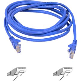 Belkin Cat6 Snagless Patch Cable, 5 Feet Blue