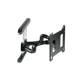 FLAT PANEL DUAL SWING ARM WALL MOUNT - BLACK