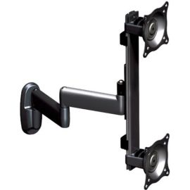 Chief KWD230B Dual Vertical Monitor Swing Arm Wall Mount