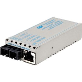 miConverter 10/100 Ethernet Fiber Media Converter RJ45 SC Single-Mode 120km