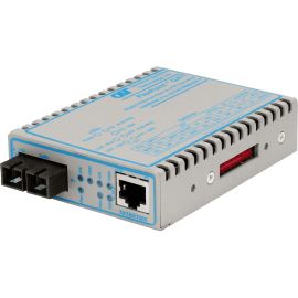 FlexPoint 10/100/1000 Gigabit Ethernet Fiber Media Converter RJ45 SC Single-Mode 34km