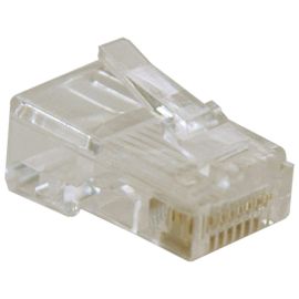 Tripp Lite RJ45 for Solid / Standard Conductor 4-Pair Cat5e Cat5 Cable 10 Pack