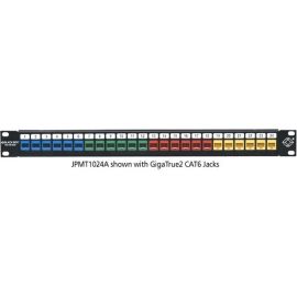 Black Box Multimedia Patch Panel - 1U, 24-Port