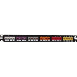 Panduit Mini-Com CPP24FMWBL 24-Port Modular Patch Panel