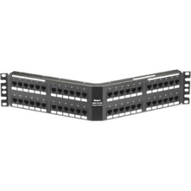 Panduit DP6A 10Gig DPA486X88TGY Angled Cat6a 48-Port Network Patch Panel