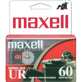 Maxell UR60 Cassette Tape (2 Pack)