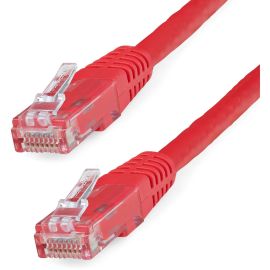 StarTech.com 5ft CAT6 Ethernet Cable - Red Molded Gigabit - 100W PoE UTP 650MHz - Category 6 Patch Cord UL Certified Wiring/TIA