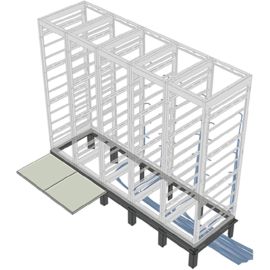 1BAY RISER BASE,31INCHDRK