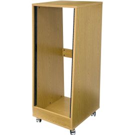 24SP SLOPED OAK RACK W/WH