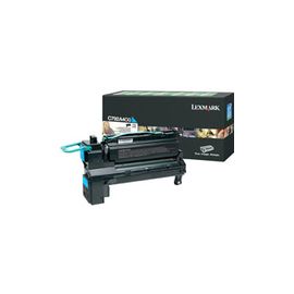 Lexmark C792A4CG Laser Toner Cartridge - Cyan - 1 Pack