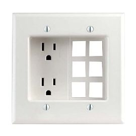 Leviton 690-W Faceplate