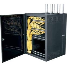 4 DATA WALL CAB,SOLID,36D