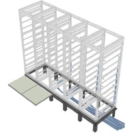 2BAY RISER BASE,42D WMRK