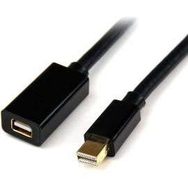 StarTech.com 3ft (1m) Mini DisplayPort Extension Cable, 4K x 2K Video, Mini DP Male to Female Extension Cord, mDP 1.2 Extender Cable