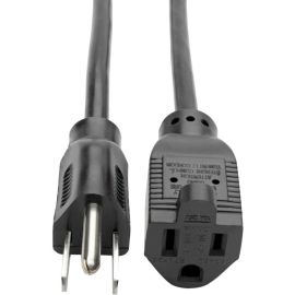 Tripp Lite Computer Power Extension Cord 10A 18AWG 5-15P to 5-15R Black 15'