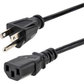 StarTech.com 15 ft Standard Computer Power Cord - NEMA5-15P to C13