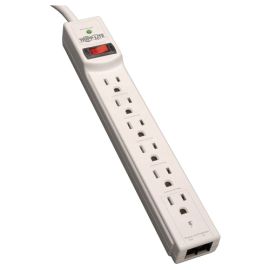 Tripp Lite Surge Protector Power Strip 6 Outlet RJ11 8' Cord 990 Joules