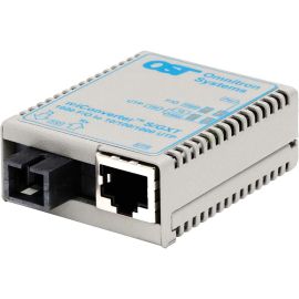 miConverter/S 10/100/1000 Gigabit Ethernet Single-Fiber Media Converter RJ45 SC Single-Mode BiDi 20km