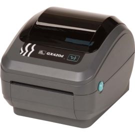 Zebra GX420d Desktop Direct Thermal Printer - Monochrome - Label Print - USB - Serial - Bluetooth