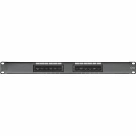 12PORT CAT5E PATCH PANEL COMPREHENSIVE CONNECTIVITY