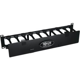 Tripp Lite Rack Enclosure Horizontal Cable Manager Steel w Finger Duct 2URM