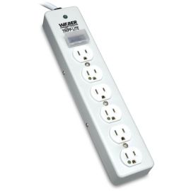 Tripp Lite Surge Protector Power Strip Medical Hospital RT Angle Plug 6 Outlet 10' Cord