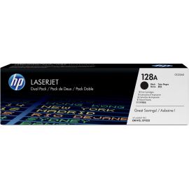 HP 128A (CE320AD) Original Toner Cartridge - Dual Pack