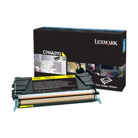 Lexmark Standard Yield Laser Toner Cartridge - Yellow - 1 / Pack