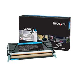 Lexmark High Yield Laser Toner Cartridge - Cyan - 1 / Pack