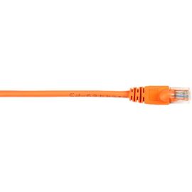 Black Box CAT5e Value Line Patch Cable, Stranded, Orange, 1-ft. (0.3-m), 25-Pack