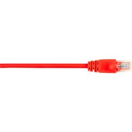 Black Box CAT5e Value Line Patch Cable, Stranded, Red, 3-ft. (0.9-m), 10-Pack