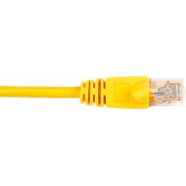 Black Box CAT6 Value Line Patch Cable, Stranded, Yellow, 4-ft. (1.2-m), 5-Pack