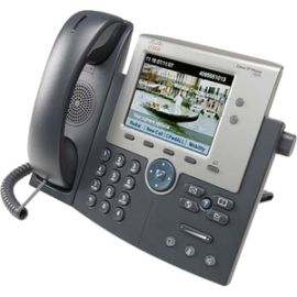 Cisco Unified 7945G IP Phone - Desktop, Wall Mountable - Dark Gray, Silver