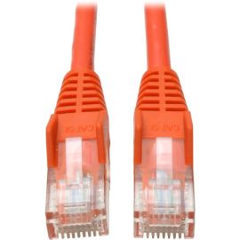 Tripp Lite 7ft Cat5e / Cat5 350MHz Snagless Patch Cable RJ45 M/M Orange 7'