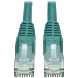 Tripp Lite Cat6 Gigabit Snagless Molded Patch Cable (RJ45 M/M) Green, 6'