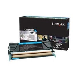 Lexmark Original Laser Toner Cartridge - Cyan - 1 Each